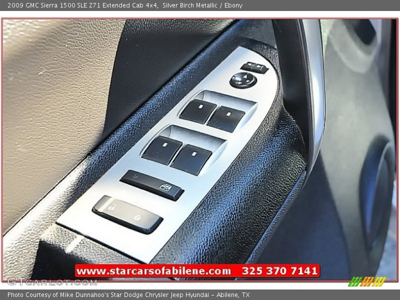 Silver Birch Metallic / Ebony 2009 GMC Sierra 1500 SLE Z71 Extended Cab 4x4