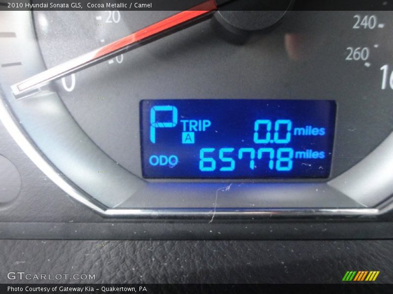 Cocoa Metallic / Camel 2010 Hyundai Sonata GLS