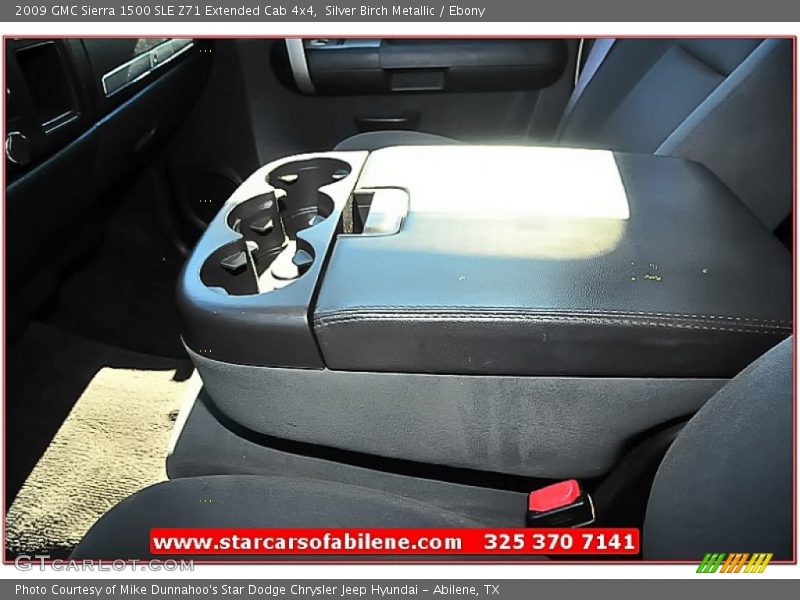 Silver Birch Metallic / Ebony 2009 GMC Sierra 1500 SLE Z71 Extended Cab 4x4