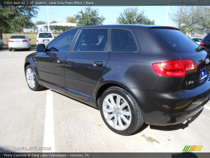 Lava Grey Pearl Effect / Black 2009 Audi A3 2.0T quattro