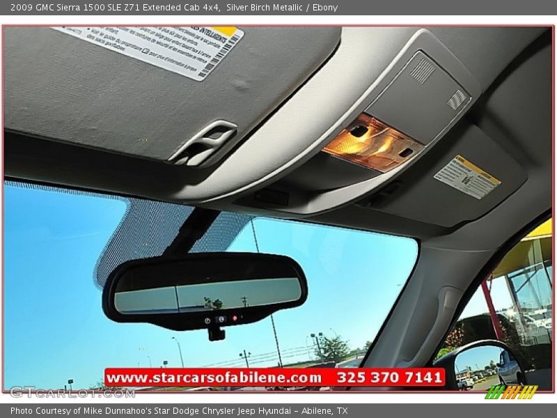 Silver Birch Metallic / Ebony 2009 GMC Sierra 1500 SLE Z71 Extended Cab 4x4