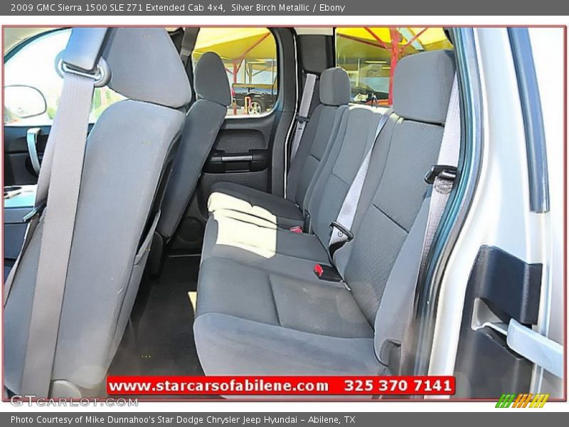 Silver Birch Metallic / Ebony 2009 GMC Sierra 1500 SLE Z71 Extended Cab 4x4