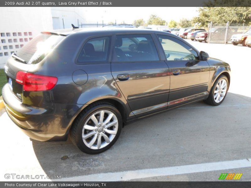Lava Grey Pearl Effect / Black 2009 Audi A3 2.0T quattro