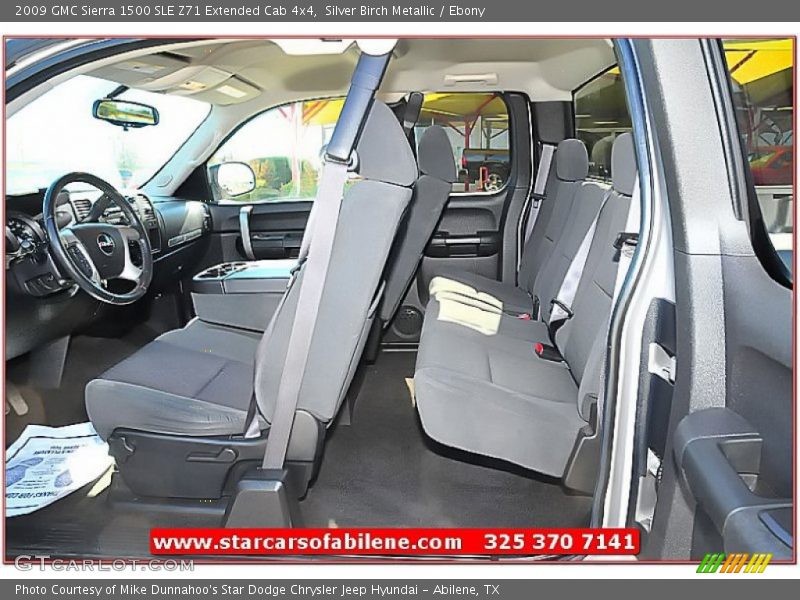 Silver Birch Metallic / Ebony 2009 GMC Sierra 1500 SLE Z71 Extended Cab 4x4