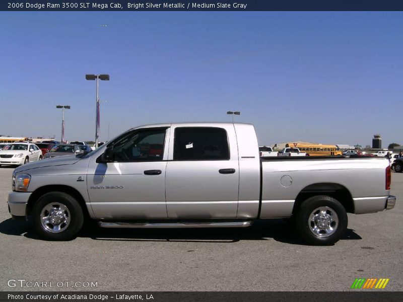 Bright Silver Metallic / Medium Slate Gray 2006 Dodge Ram 3500 SLT Mega Cab