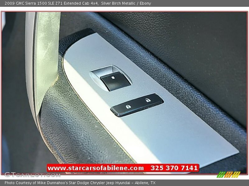 Silver Birch Metallic / Ebony 2009 GMC Sierra 1500 SLE Z71 Extended Cab 4x4
