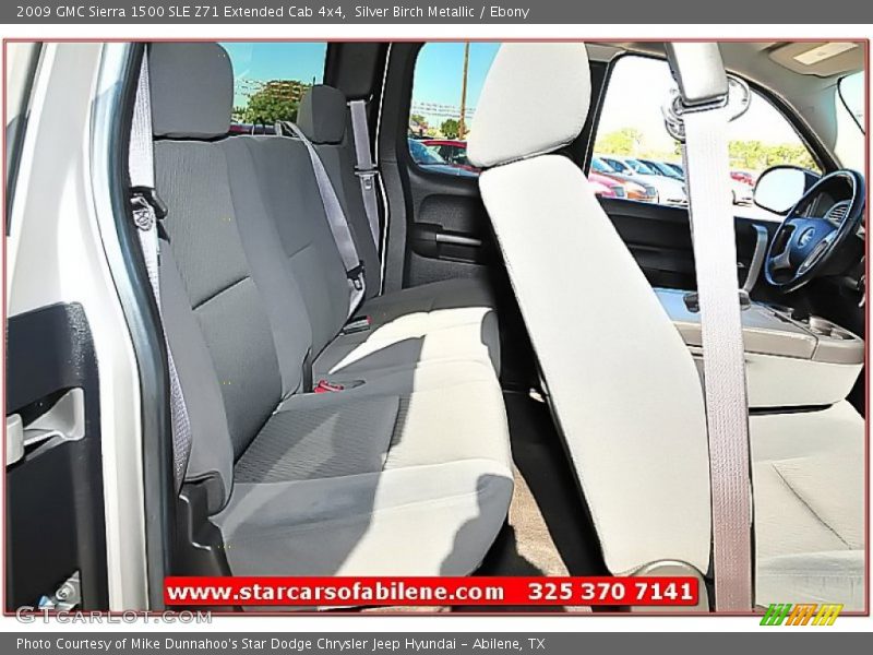 Silver Birch Metallic / Ebony 2009 GMC Sierra 1500 SLE Z71 Extended Cab 4x4