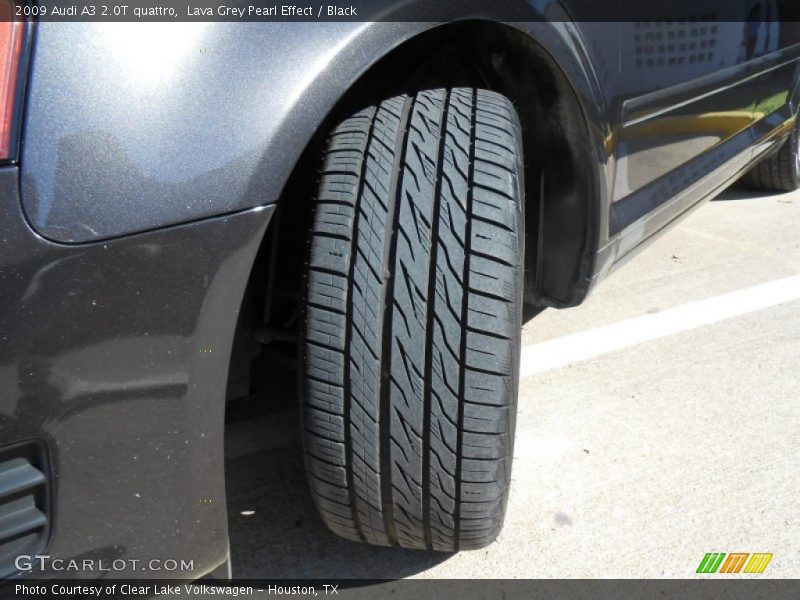 Lava Grey Pearl Effect / Black 2009 Audi A3 2.0T quattro