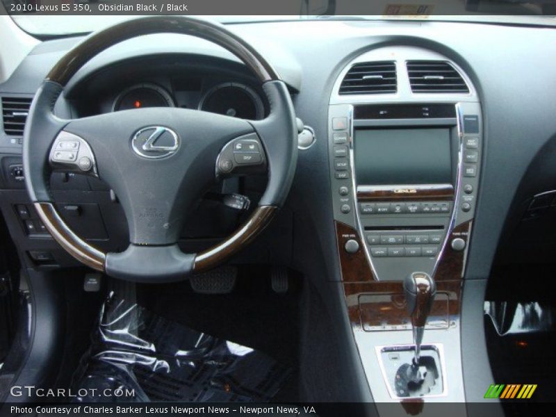 Obsidian Black / Black 2010 Lexus ES 350