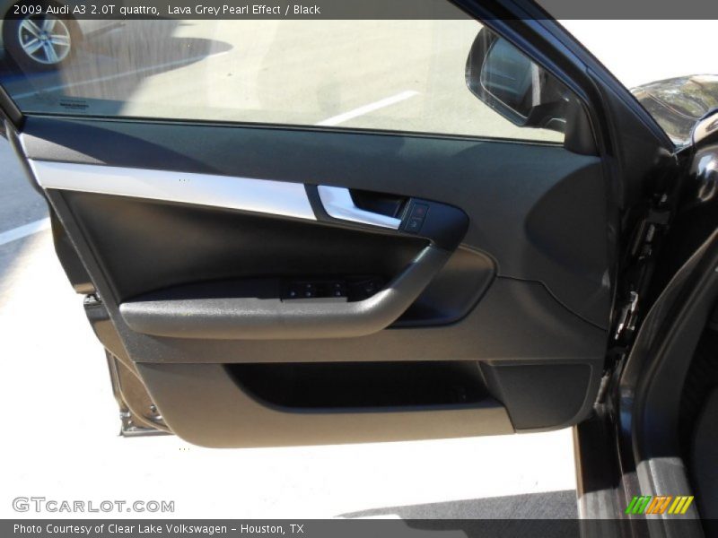 Lava Grey Pearl Effect / Black 2009 Audi A3 2.0T quattro