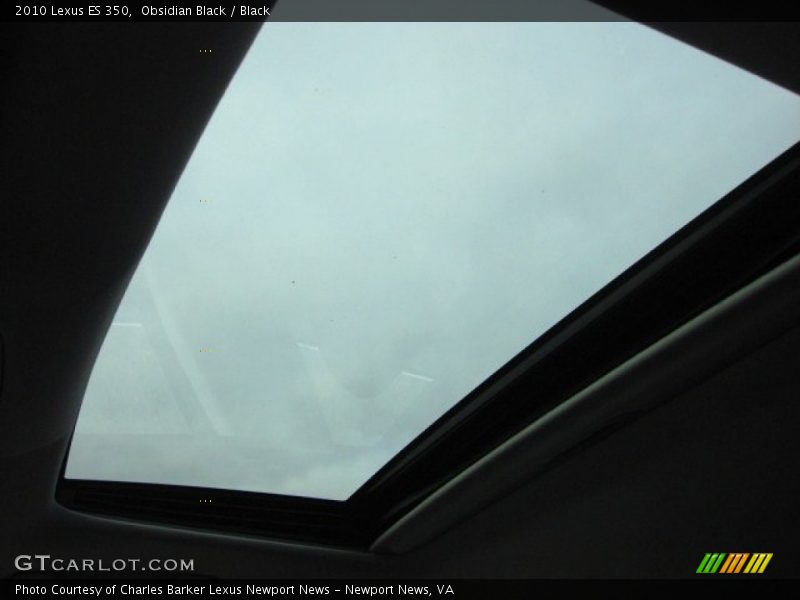 Obsidian Black / Black 2010 Lexus ES 350