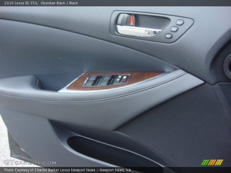 Obsidian Black / Black 2010 Lexus ES 350