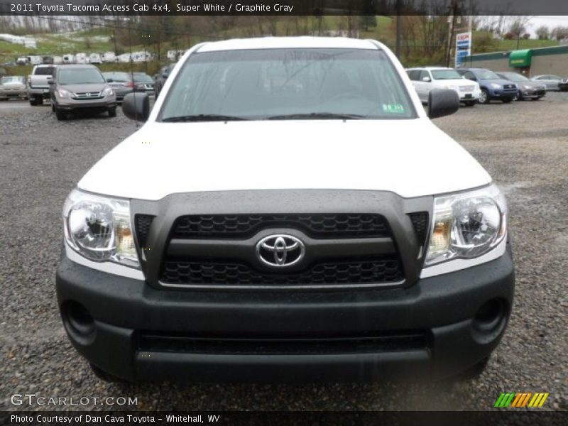 Super White / Graphite Gray 2011 Toyota Tacoma Access Cab 4x4