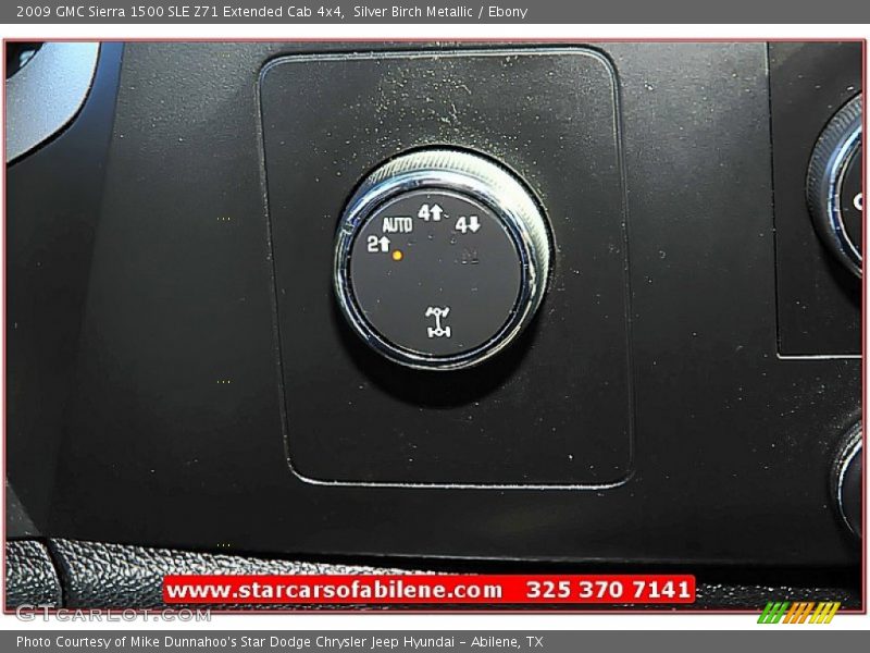 Silver Birch Metallic / Ebony 2009 GMC Sierra 1500 SLE Z71 Extended Cab 4x4