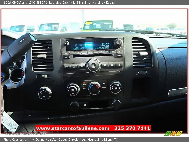 Silver Birch Metallic / Ebony 2009 GMC Sierra 1500 SLE Z71 Extended Cab 4x4