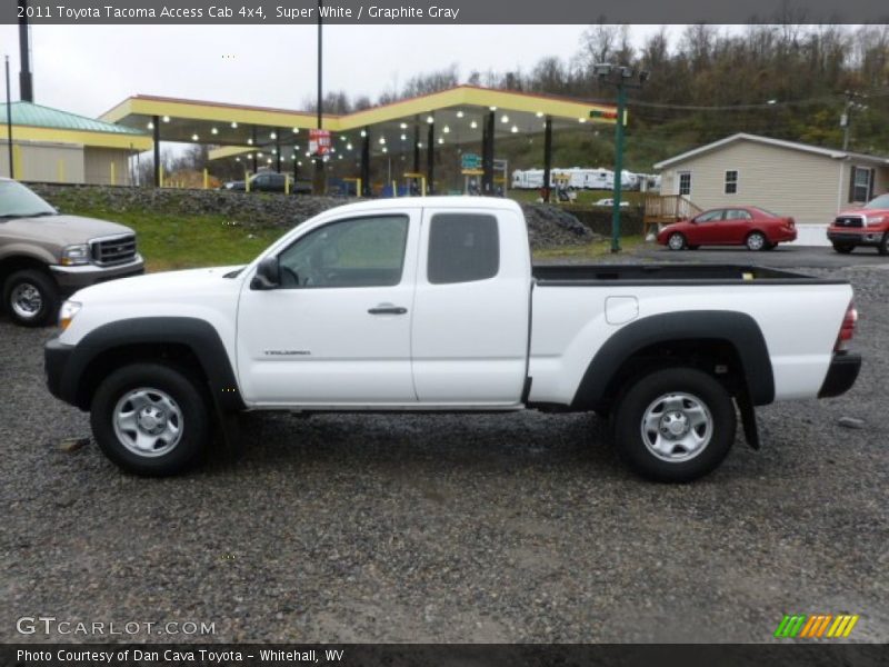 Super White / Graphite Gray 2011 Toyota Tacoma Access Cab 4x4