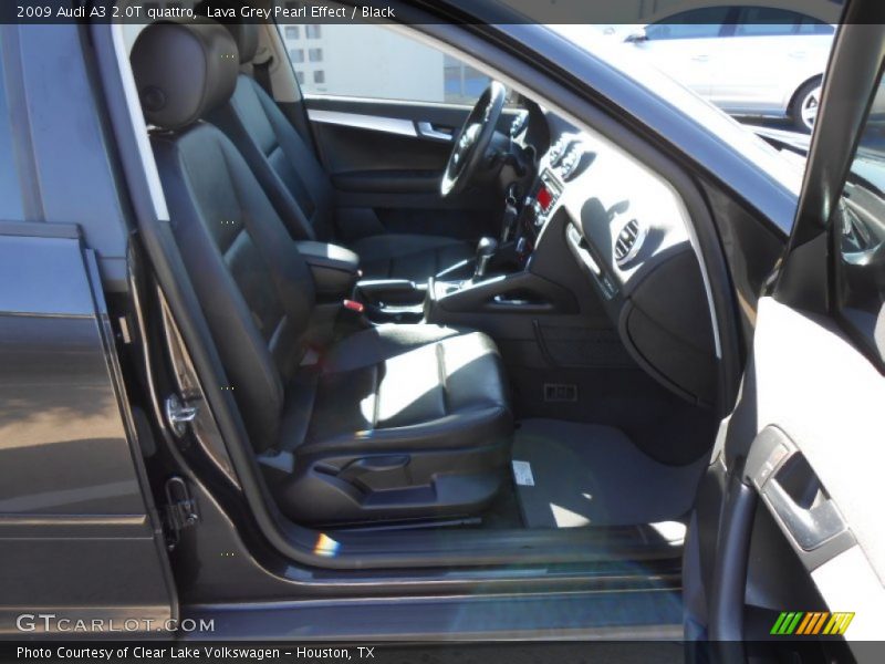 Lava Grey Pearl Effect / Black 2009 Audi A3 2.0T quattro