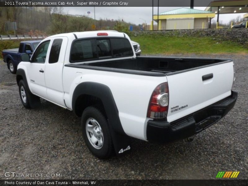 Super White / Graphite Gray 2011 Toyota Tacoma Access Cab 4x4