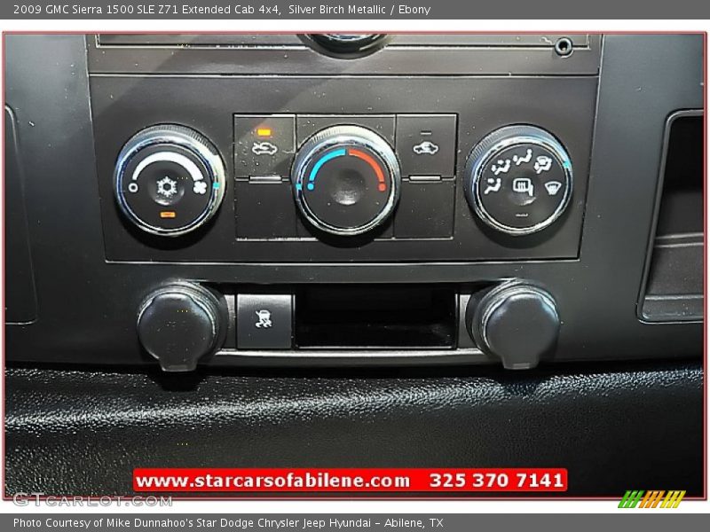 Silver Birch Metallic / Ebony 2009 GMC Sierra 1500 SLE Z71 Extended Cab 4x4