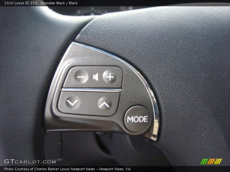 Obsidian Black / Black 2010 Lexus ES 350
