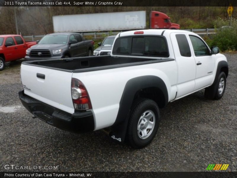 Super White / Graphite Gray 2011 Toyota Tacoma Access Cab 4x4