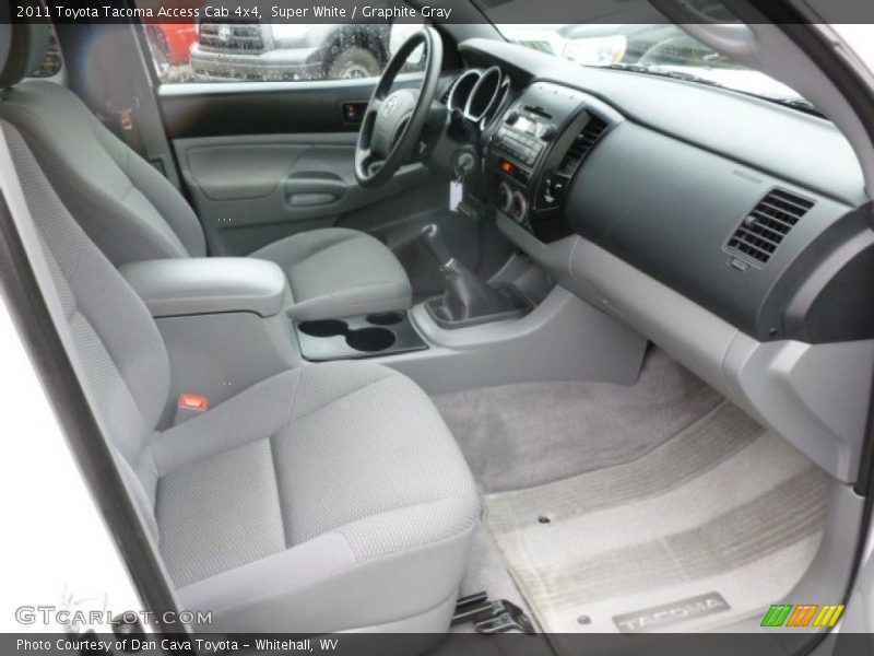 Super White / Graphite Gray 2011 Toyota Tacoma Access Cab 4x4