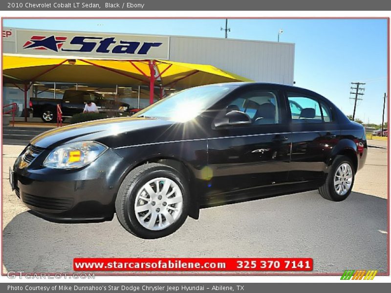 Black / Ebony 2010 Chevrolet Cobalt LT Sedan