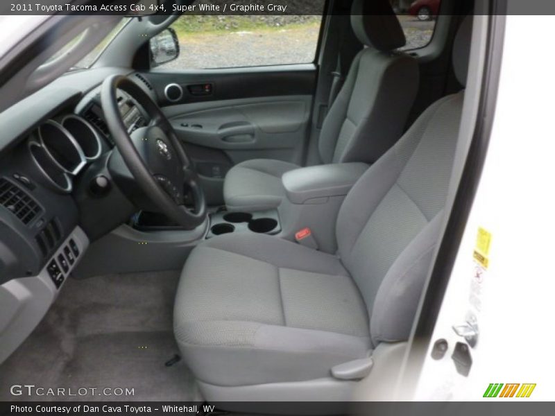 Super White / Graphite Gray 2011 Toyota Tacoma Access Cab 4x4
