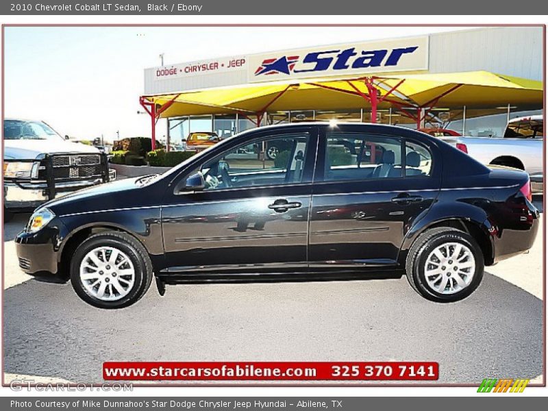 Black / Ebony 2010 Chevrolet Cobalt LT Sedan