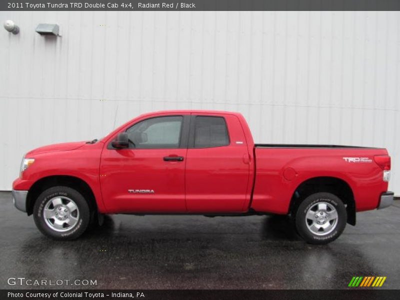 Radiant Red / Black 2011 Toyota Tundra TRD Double Cab 4x4