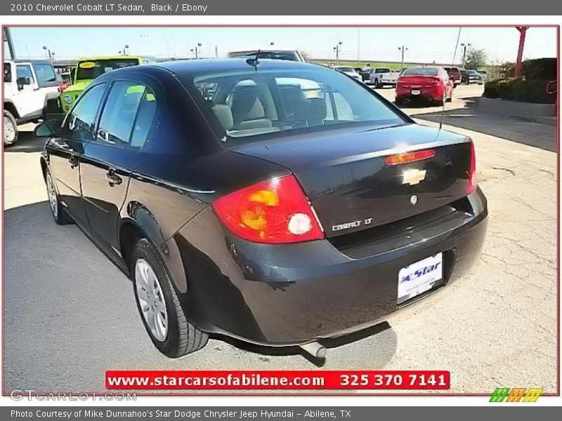 Black / Ebony 2010 Chevrolet Cobalt LT Sedan