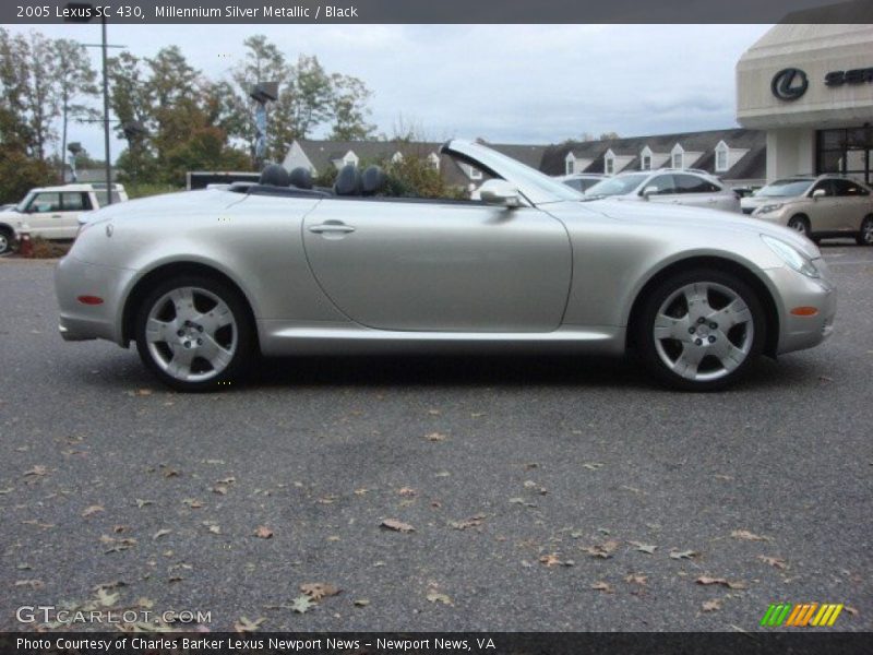 Millennium Silver Metallic / Black 2005 Lexus SC 430