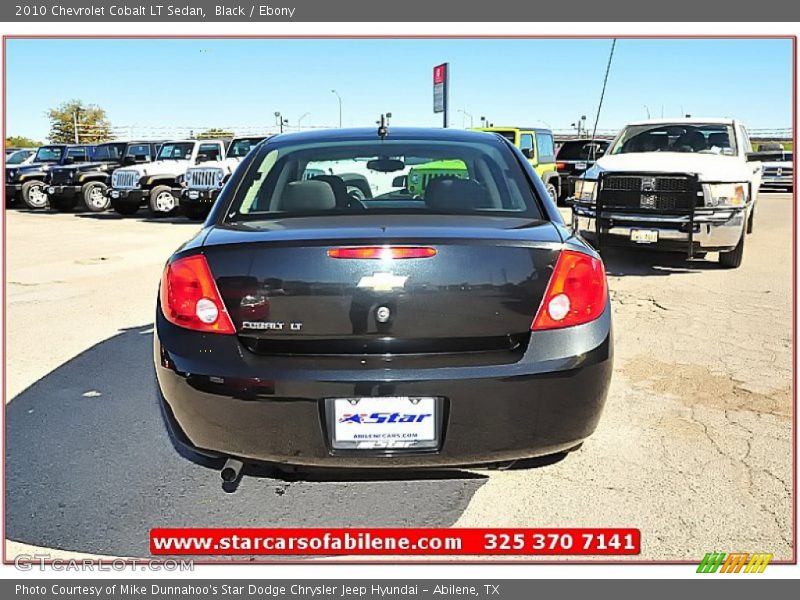 Black / Ebony 2010 Chevrolet Cobalt LT Sedan