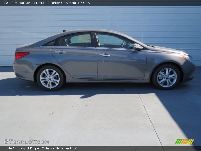 Harbor Gray Metallic / Gray 2013 Hyundai Sonata Limited