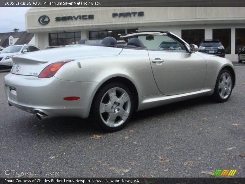 Millennium Silver Metallic / Black 2005 Lexus SC 430