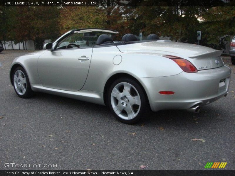 Millennium Silver Metallic / Black 2005 Lexus SC 430