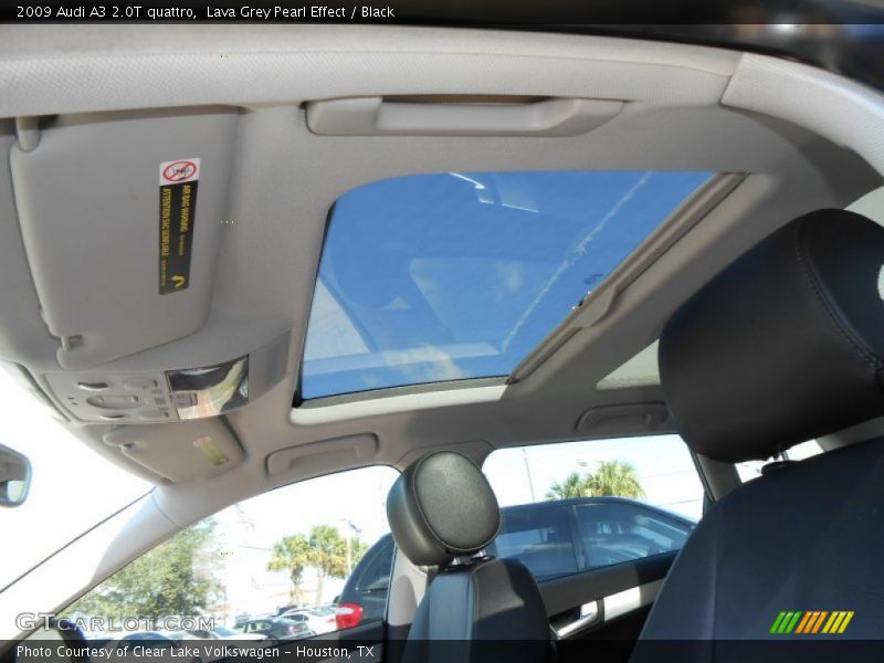 Sunroof of 2009 A3 2.0T quattro