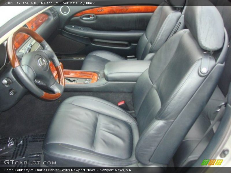 Millennium Silver Metallic / Black 2005 Lexus SC 430