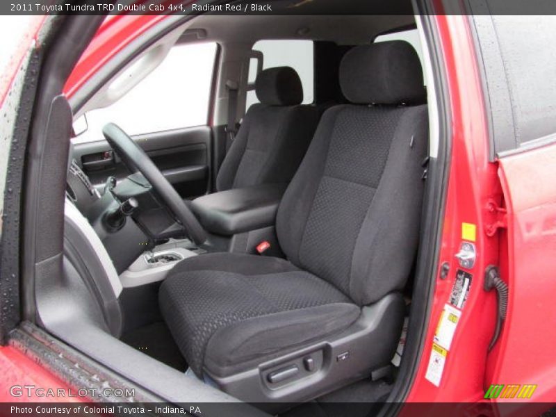 Radiant Red / Black 2011 Toyota Tundra TRD Double Cab 4x4
