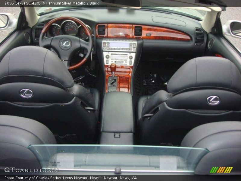Millennium Silver Metallic / Black 2005 Lexus SC 430
