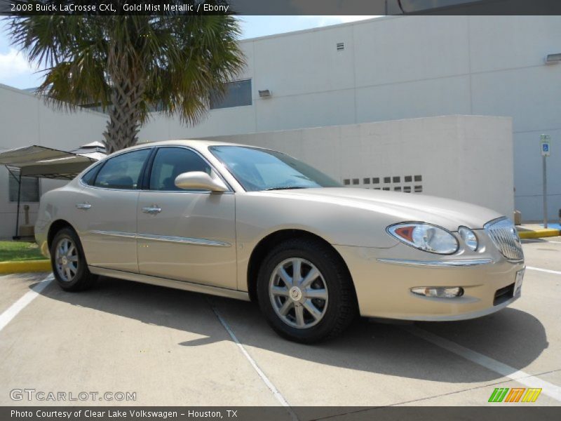 Gold Mist Metallic / Ebony 2008 Buick LaCrosse CXL