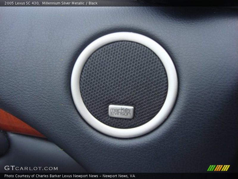 Millennium Silver Metallic / Black 2005 Lexus SC 430