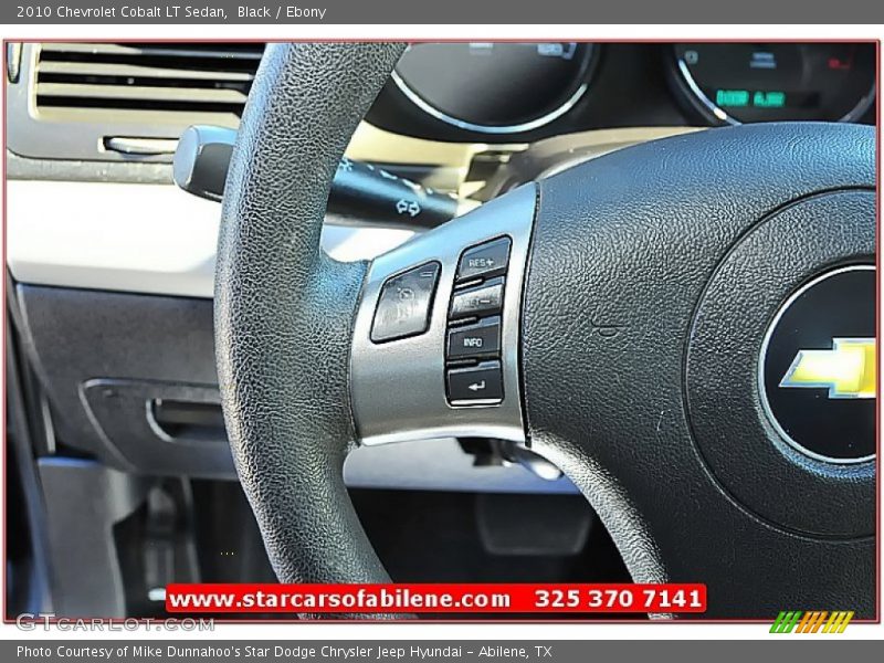 Black / Ebony 2010 Chevrolet Cobalt LT Sedan