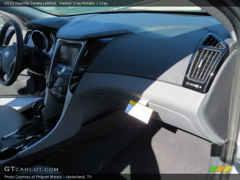 Harbor Gray Metallic / Gray 2013 Hyundai Sonata Limited