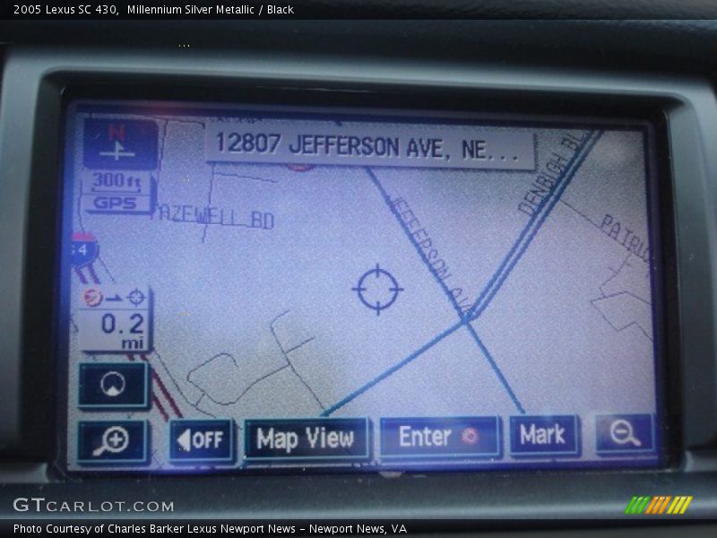 Millennium Silver Metallic / Black 2005 Lexus SC 430