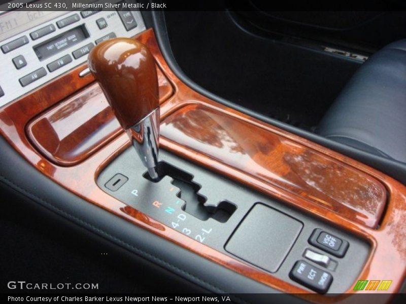 Millennium Silver Metallic / Black 2005 Lexus SC 430