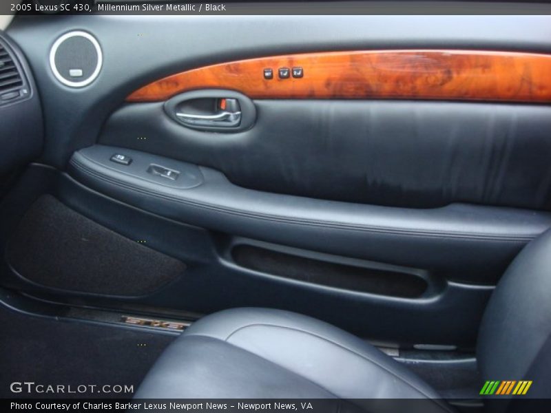 Millennium Silver Metallic / Black 2005 Lexus SC 430