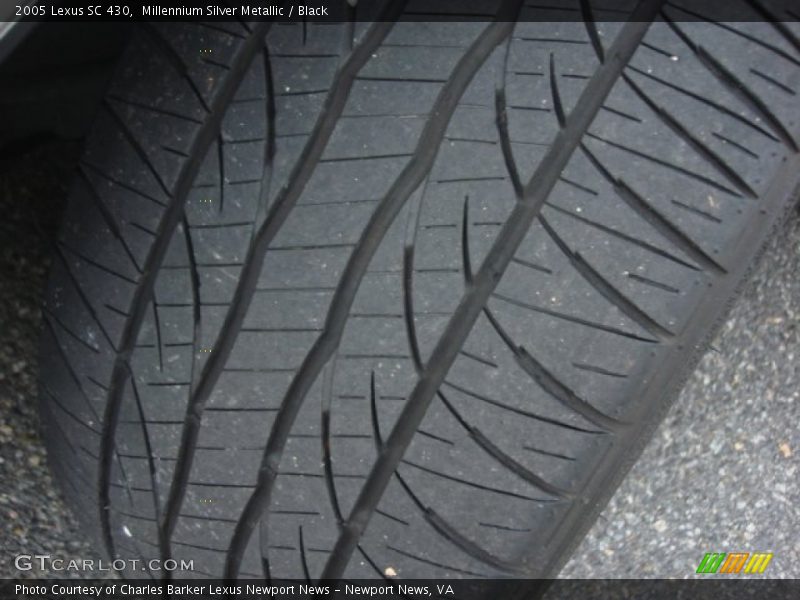 Millennium Silver Metallic / Black 2005 Lexus SC 430