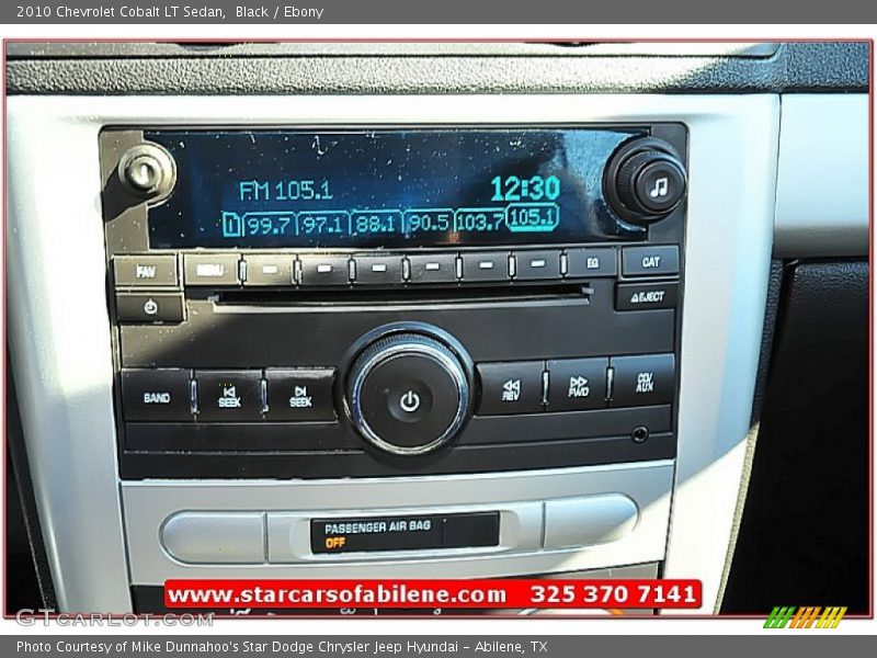 Black / Ebony 2010 Chevrolet Cobalt LT Sedan