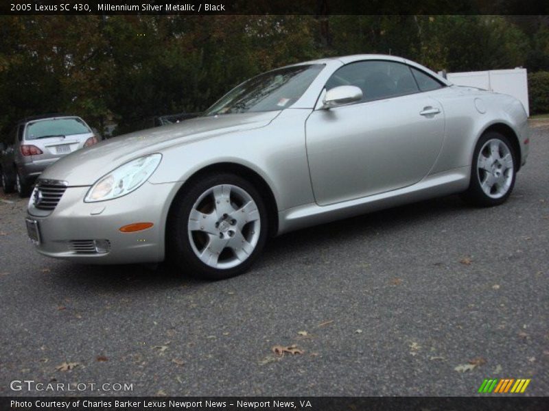 Millennium Silver Metallic / Black 2005 Lexus SC 430